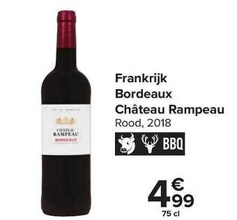 Carrefour Frankrijk bordeaux château rampeau aanbieding
