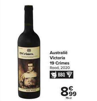 Carrefour Australië victoria 19 crimes aanbieding