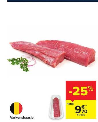Carrefour Varkenshaasje aanbieding