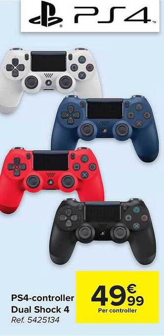 Carrefour Ps4-controller dual shock 4 aanbieding