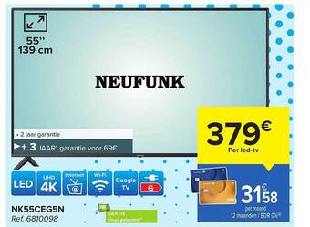Carrefour Neufunk nk55ceg5n aanbieding