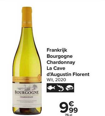 Carrefour Market Frankrijk bourgogne chardonnay la cave d'augustin florent aanbieding
