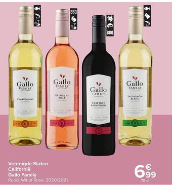 Carrefour Market Verenigde staten californië gallo family aanbieding