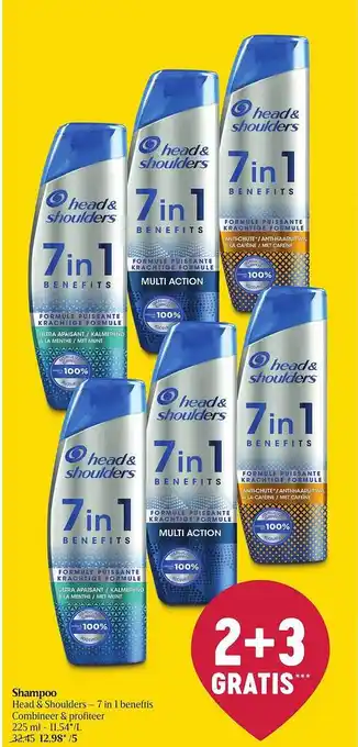 Shampoo head & shoulders 2+3 gratis