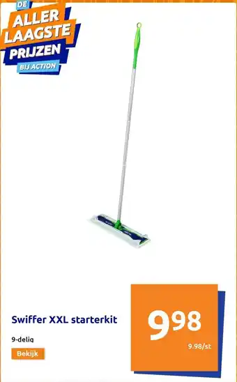 Action Swiffer XXL starterkit 9-delig aanbieding