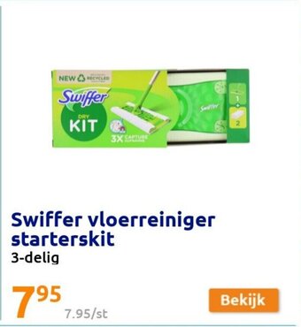 Action Swiffer vloerreiniger starterskit 3-delig aanbieding