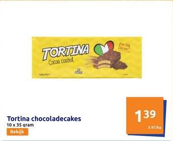 Tortina chocoladecakes 10 x 35 gram
