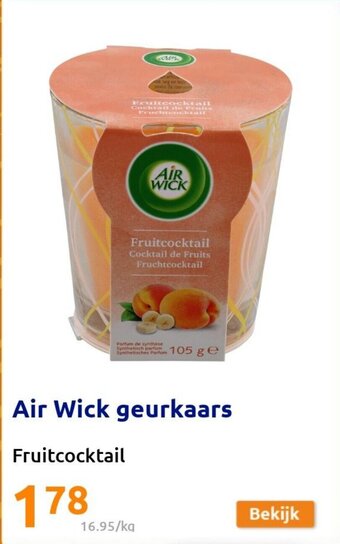 Action Air Wick geurkaars Fruitcocktail aanbieding