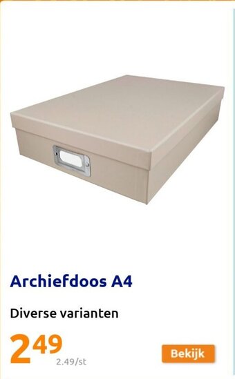 Action Archiefdoos A4 aanbieding