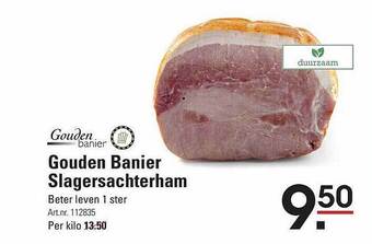 Sligro Gouden banier slagersachterham aanbieding