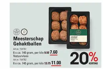 Sligro Meesterschap gehaktballen aanbieding