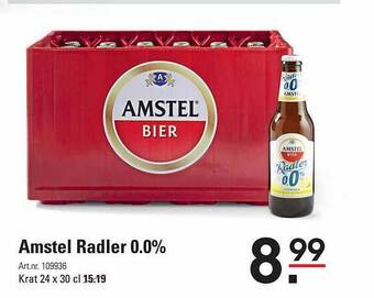 Sligro Amstel radler 0.0% aanbieding