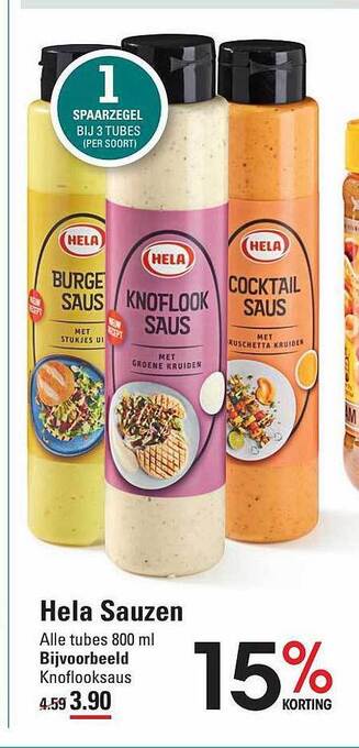 Sligro Hela sauzen aanbieding