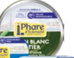 Ekoplaza Phare d'Eckmuhl Visconserven Witte Tonijn in Olijfolie 160g aanbieding