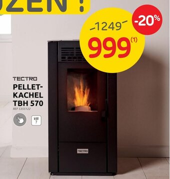 Brico Tectro Pellet Kachel TBH 570 aanbieding
