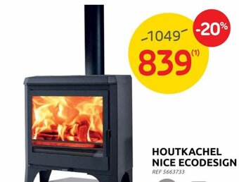 Brico Houtkachel Nice Ecodesign aanbieding