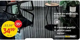 Brico Vloer- En Wandtegel Marquina aanbieding