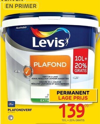 Brico Levis Plafondverf aanbieding