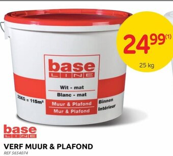 Brico Base Line Verf Muur & Plafond aanbieding