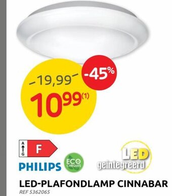 Brico Philips LED-Plafondlamp Cinnabar aanbieding