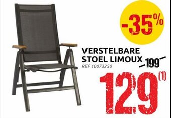 Brico Verstelbare Stoel Limoux aanbieding