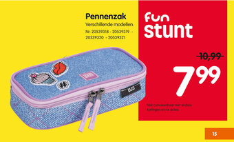 Fun Pennenzak aanbieding