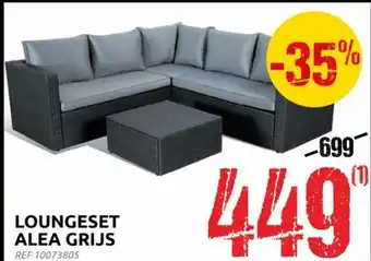 Brico Loungeset Alea Grijs aanbieding