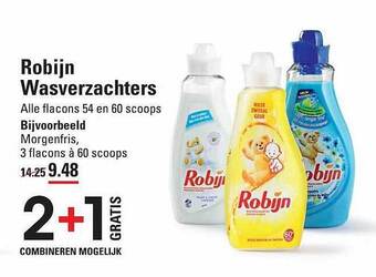 Sligro Robijn wasverzachters aanbieding