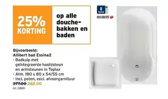 GAMMA Allibert bad essina2 25% korting aanbieding