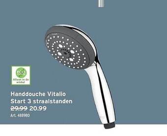 Handdouche vitalio start 3 straalstanden