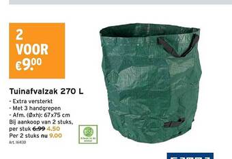GAMMA Tuinafvalzak 270 l aanbieding