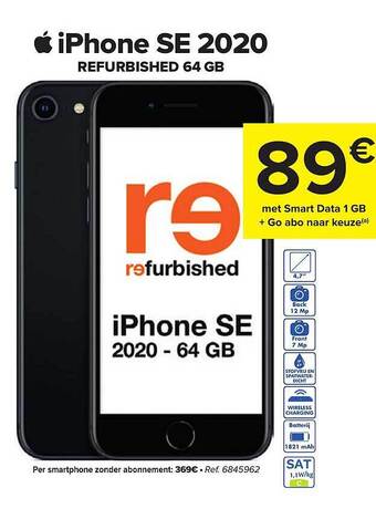 Iphone se 2020 refurbished 64 gb