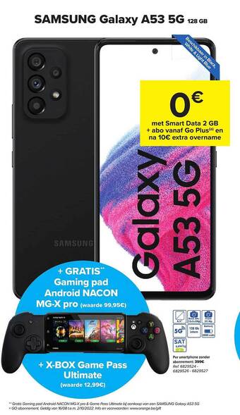 Hyper Carrefour Samsung galaxy a53 5g aanbieding