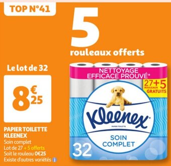 Auchan Kleenex Papier Toilette aanbieding