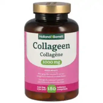 Holland & Barrett Holland & barrett collageen 1000mg - 180 tabletten aanbieding