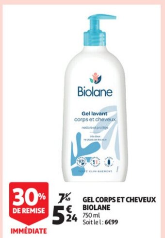 Biolane Gel Corps Et Cheveux 750 ml