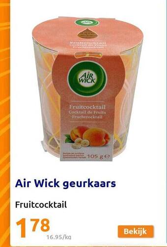 Action Air wick geurkaars aanbieding