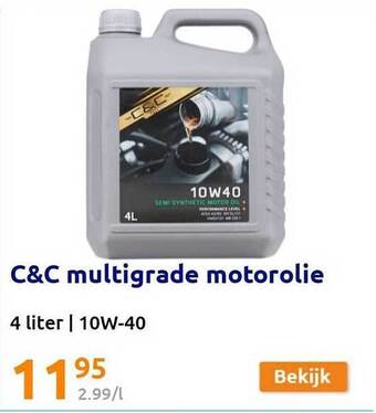 Action C&c multigrade motorolie aanbieding
