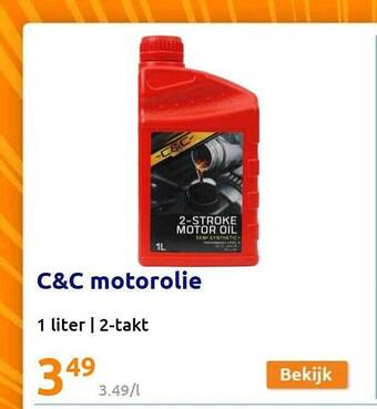 Action C&c motorolie aanbieding