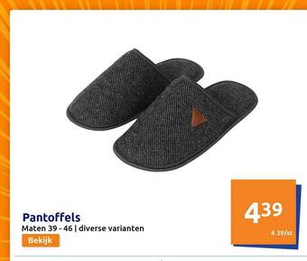 Action Pantoffels aanbieding