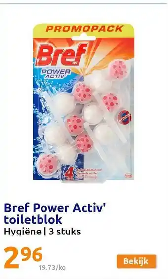 Action Bref power activ' toiletblok aanbieding
