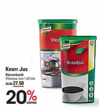 Sligro Knorr jus aanbieding
