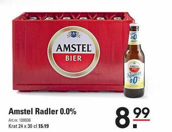 Sligro Amstel radler 0.0% aanbieding