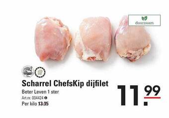 Sligro Scharrel chefskip dijfilet aanbieding