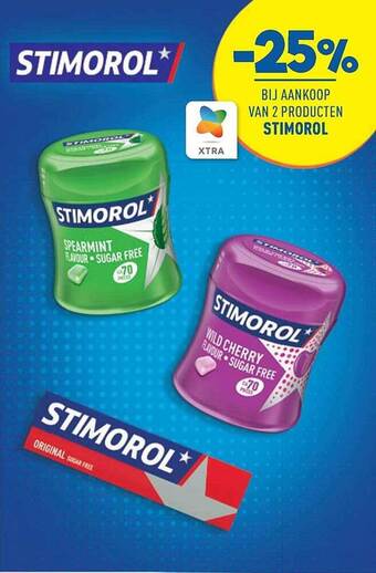Spar Colruyt Stimorol aanbieding