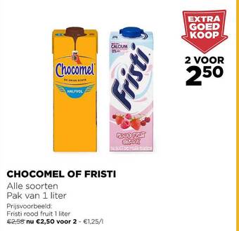 Jumbo Chocomel of fristi aanbieding