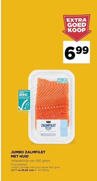 Jumbo Jumbo zalmfilet met huid aanbieding