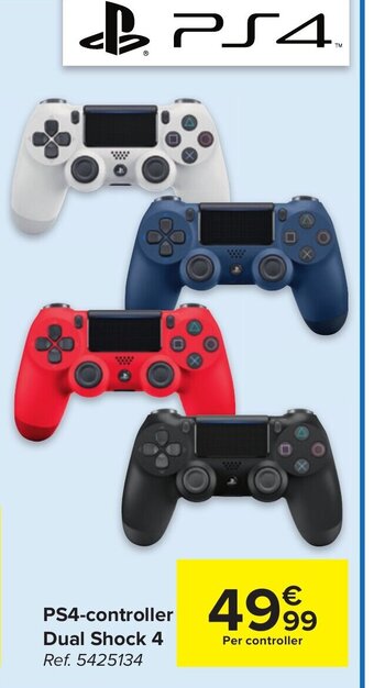 Carrefour PS4-Controller Dual Shock 4 aanbieding