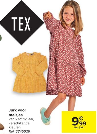 Carrefour Jurk voor Meisjes aanbieding