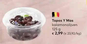 Bio Planet Tapas Y Mas kalamonolijven 125 g aanbieding